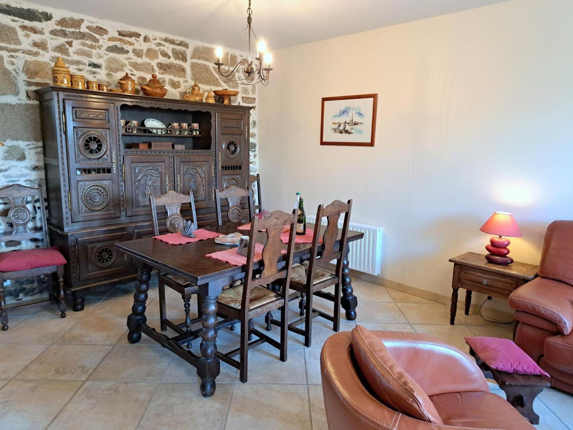 Natural Stone House Close To The Sea, Lannilis Bagian luar foto